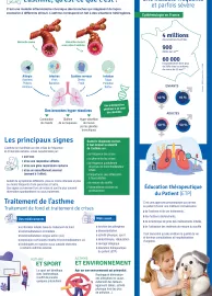 Infographie Asthme - mieux vivre avec - 2020