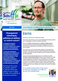 Lettre de la Fondation du Souffle 114_changement climatique_Asthme et allergies
