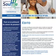 Lettre du souffle n°104 - peut-on se prémunir du cancer du poumon
